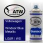 Preview: Volkswagen, Windsor Blue Metallic, LG5R / WS: 400ml Sprühdose, von ATW Autoteile West.